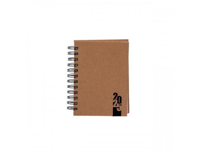 Agenda com capa kraft personalizada