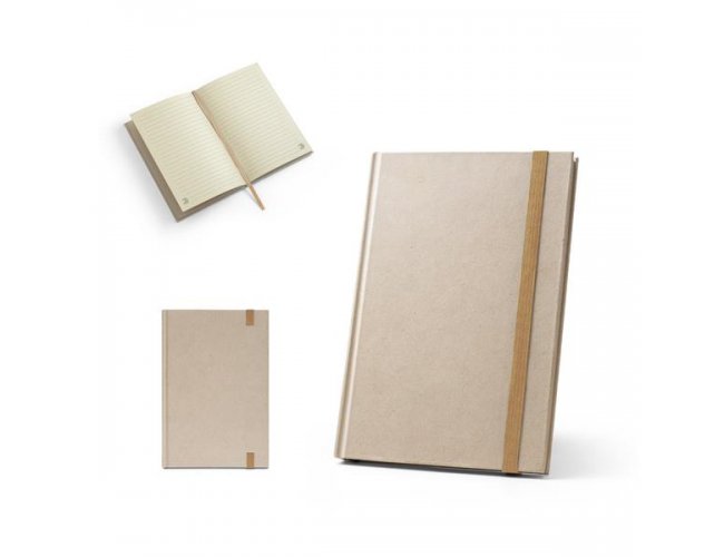 Caderno em material reciclado personalizado