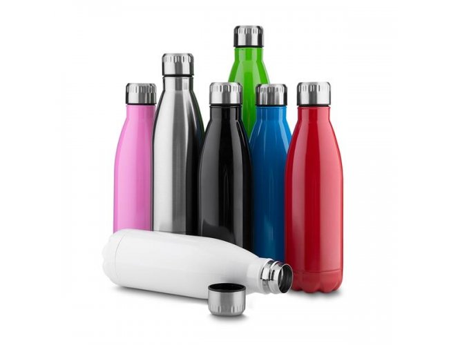 Garrafa em ao inox com pintura brilhante 750 ml