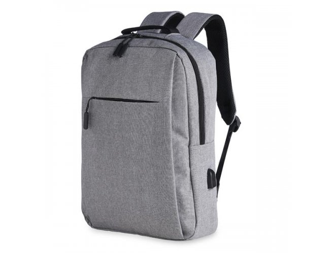 Mochila de nylon usb 21 litros