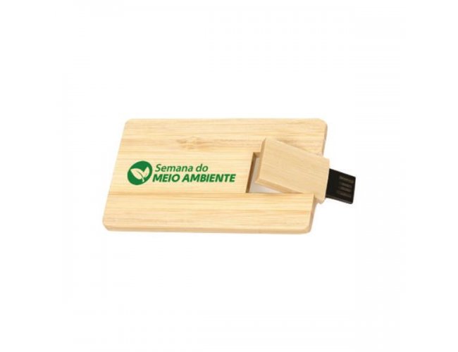 Pen drive de madeira personalizado