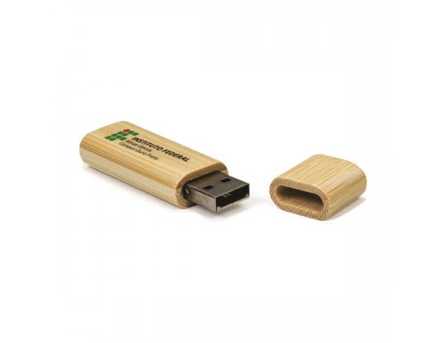 Pen drive de madeira personalizado