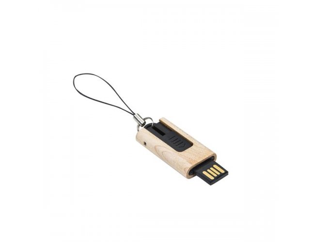 Pen drive de madeira personalizvel