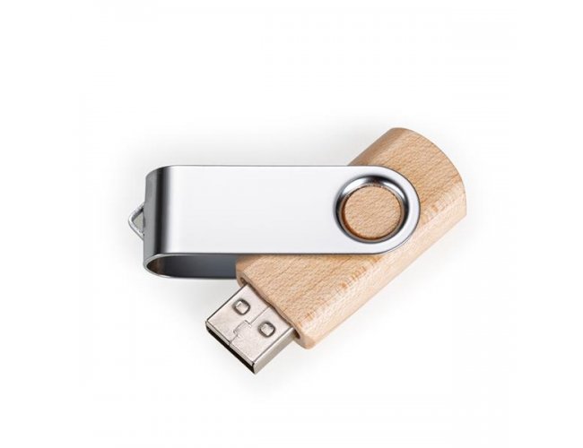 Pen drive madeira personalizvel