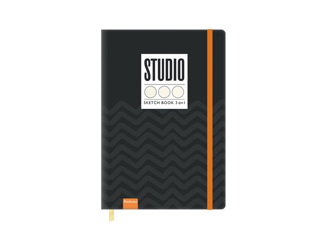 SB NOTES 3 EM 1 STUDIO (Pacote c/ 4 und)