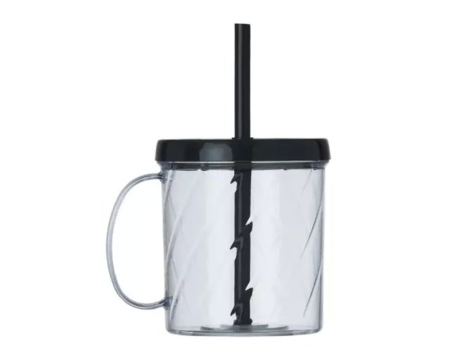 Caneca com Canudo Personalizado