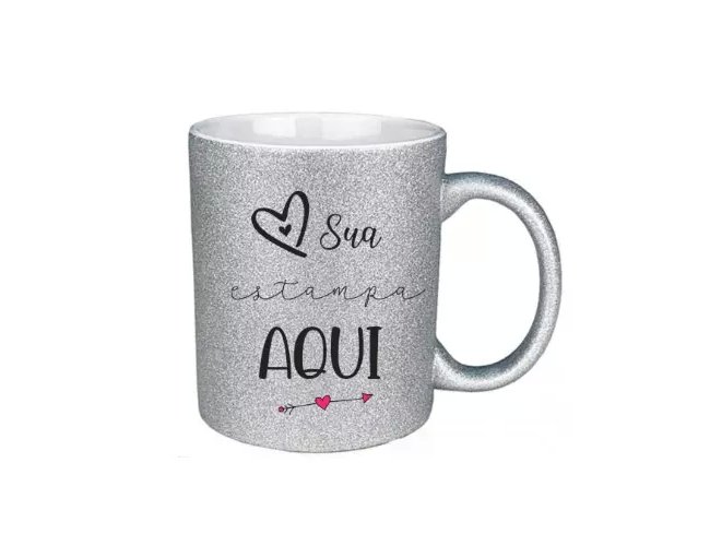 Caneca Glitter Personalizada