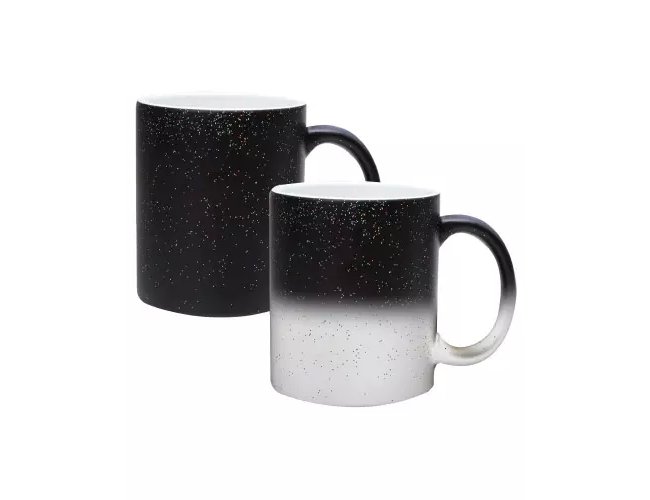 Caneca Magica De Glitter Personalizada