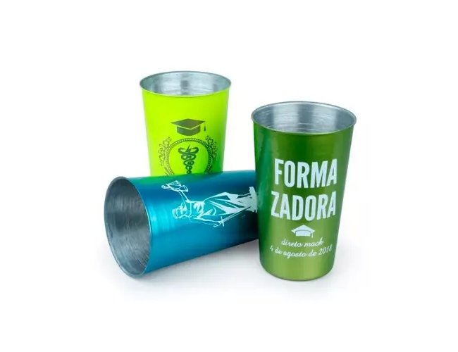 COPO DE ALUMINIO PARA CERVEJA PERSONALIZADO