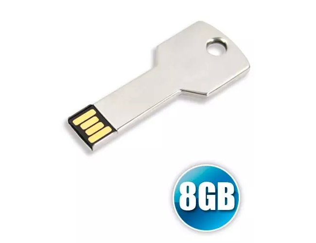 Pen drive 8GB Promocional Chave