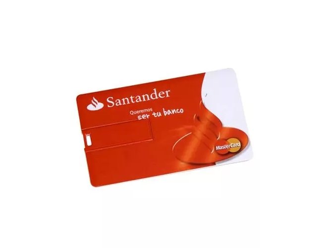 Pen drive Cartao Personalizado 4GB