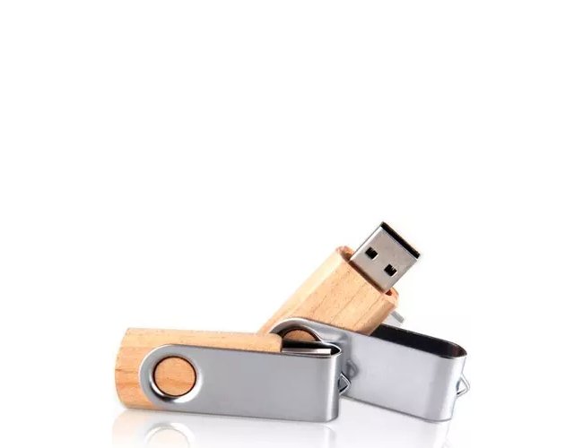 Pen drive de Bambu 4 gb  Personalizado