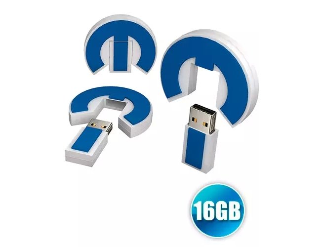 PEN DRIVE EMBORRACHADO 16GB