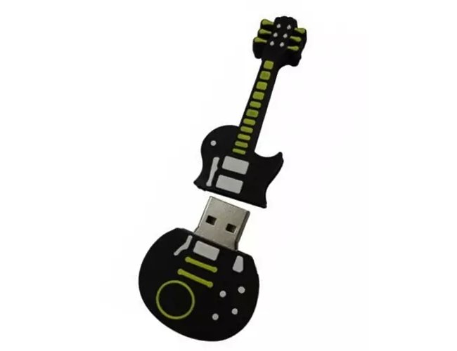 Pen drive Emborrachado Guitarra 2D