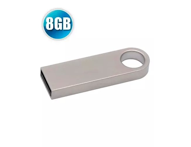 Pen Drive Personalizado 8GB Metlico