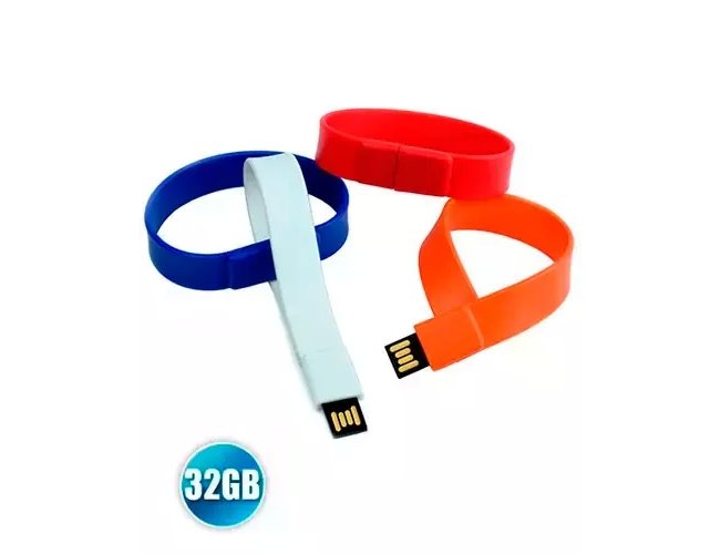 Pen drive Pulseira 32 gigas para Brindes