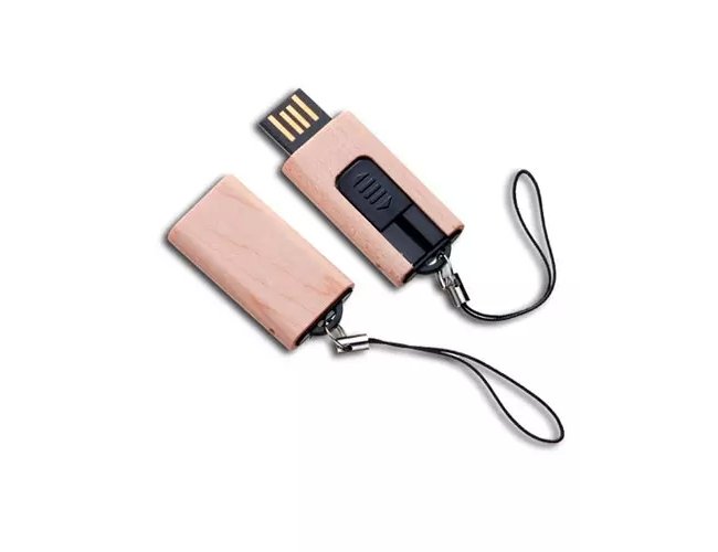 Pen drive retrtil 4 gb Ecolgico