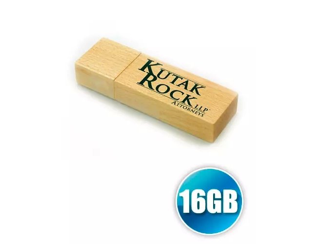 Pendrive 16GB de Madeira Personalizado