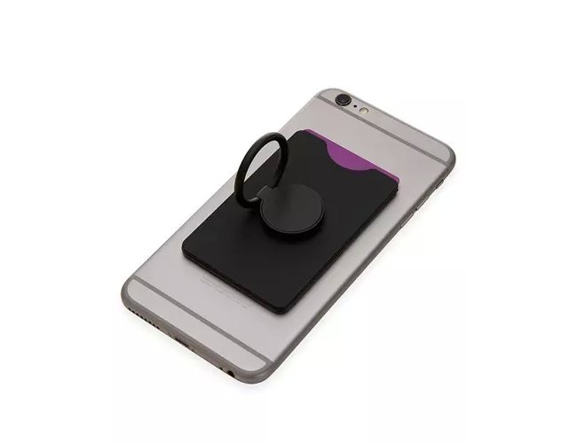 Porta Carto para Celular Personalizado com Suporte