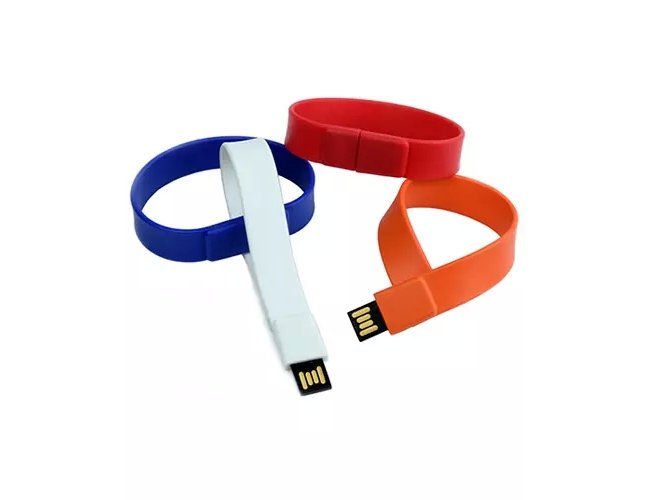 Pulseira Pen drive Personalizada