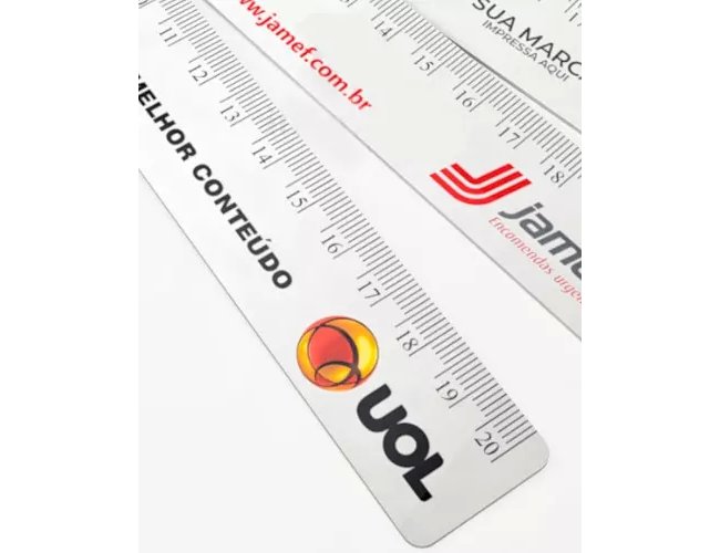 Regua de PVC Personalizada para Brindes