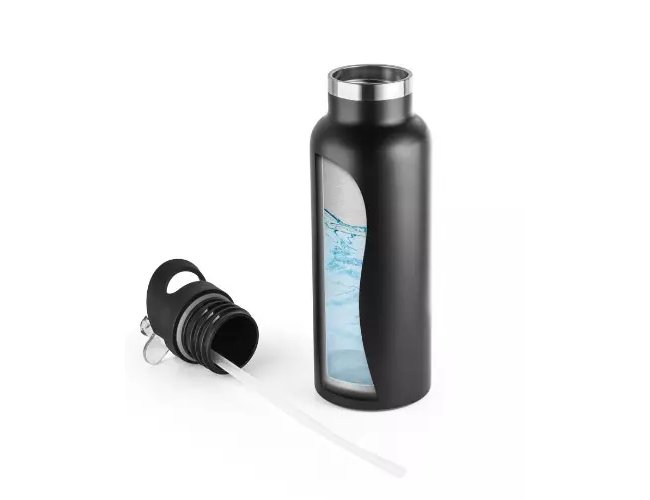 Squeeze em aco inox 570 mL Personalizada