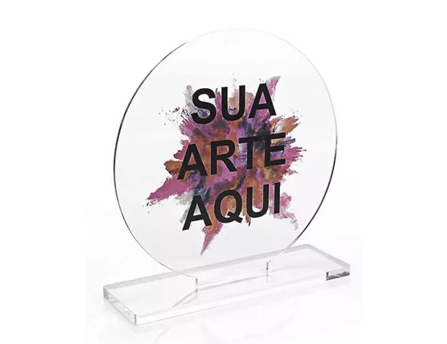 Trofu em Acrlico Para Brindes Personalizado