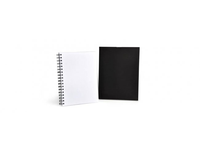 Caderno Pautado Com Wire-O - Branco - 23,5X18Cm - 100 Fls