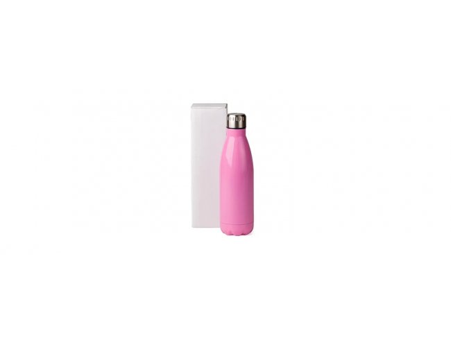 Garrafa Em Ao Inox - Rosa - 750Ml