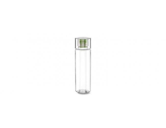 Garrafa Plstica - 600Ml - Transparente / Verde