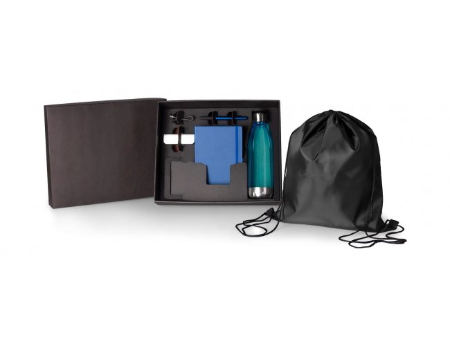 Kit Boas Vindas - Azul / Preto - 5 Ps