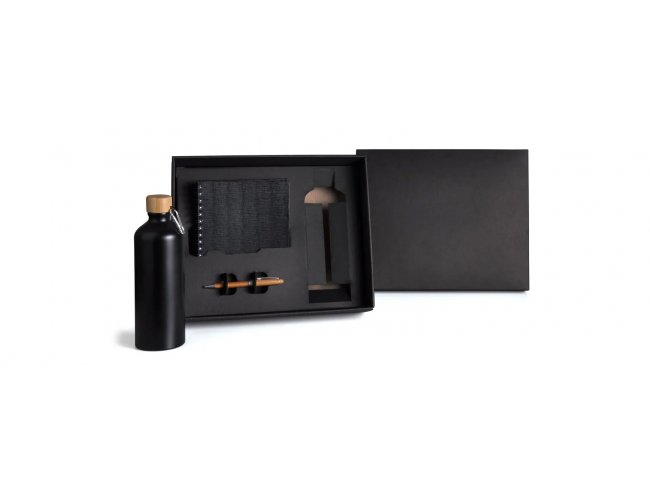 Kit Garrafa, Caderno E Caneta - 3 Ps