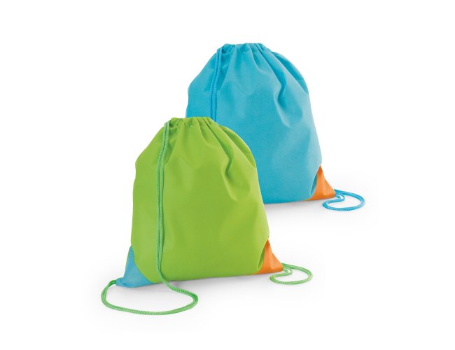 BISSAYA. Sacola tipo mochila em non-woven (80 g/m)