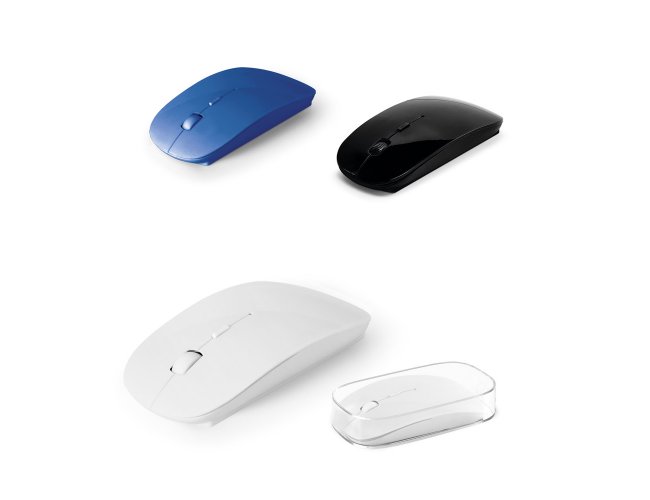 Mouse wireless 2.4G em ABS 100% Reciclado