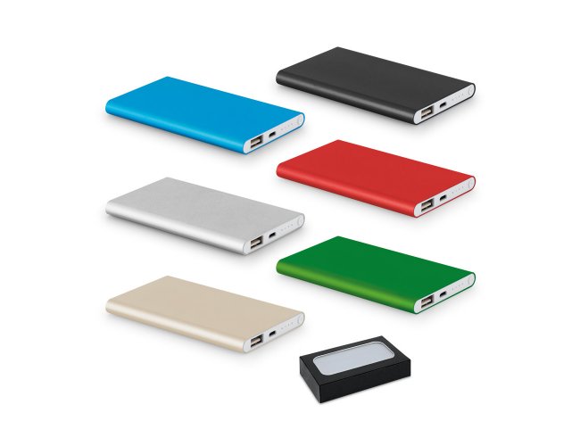 COULOMB 4.0. Bateria porttil slim em alumnio 4.000 mAh