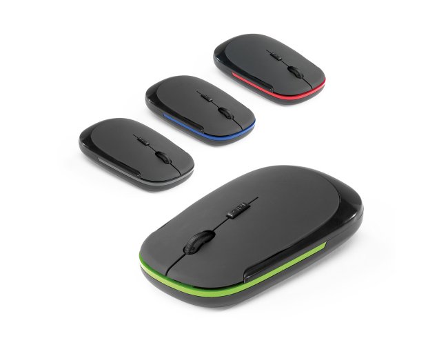 Mouse wireless em ABS 100% Reciclado