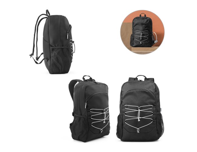 DELFOS BACKPACK. Mochila para notebook em 300D polister reciclado e 600D polister reciclado 15.6