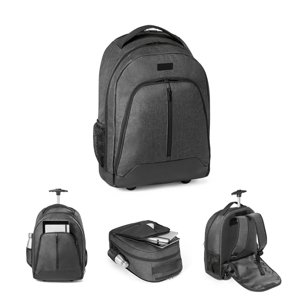 EINDHOVEN. Mochila trolley para notebook 15.6 em 600D de alta densidade e polister 600D impermevel