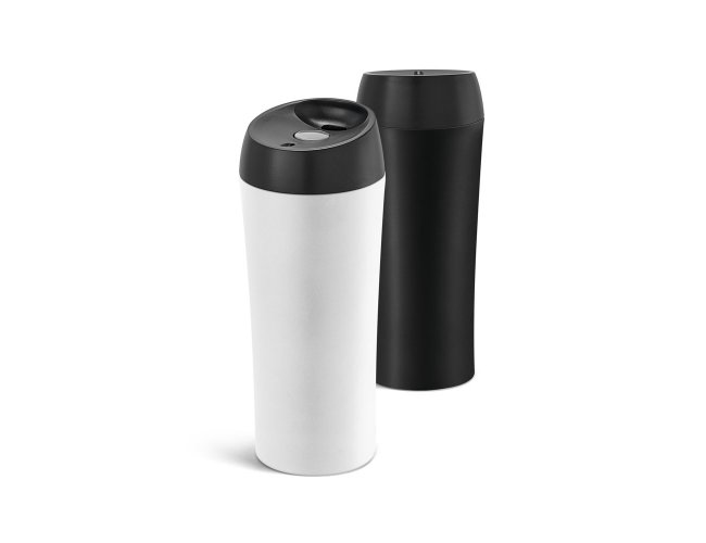 MONARDA. Copo trmico para viagem em ao inox e PP 470 mL