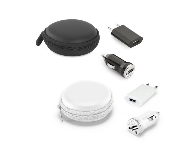 NEWTON II. Kit de adaptadores USB em ABS