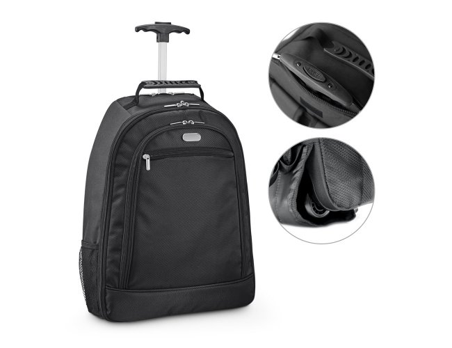 NOTE. Mochila trolley para notebook 15.6 em 1680D e 300D