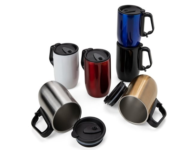 Caneca Inox Parede Dupla 350 ml